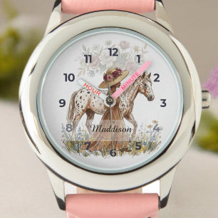 Montre  Anniversaire d'un amoureux élégant des chevaux