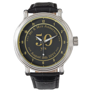 Montre Anniversaire mariage / Retraite personnalisée