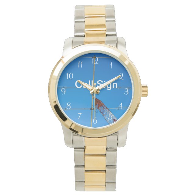 Montre Antenne de poutre Nice et indicatif d'appel (devant)