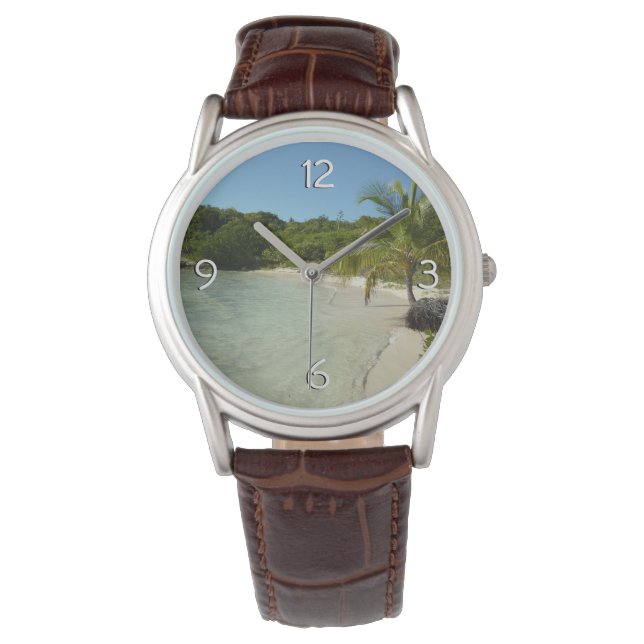 Montre Antiguan Beach Beautiful Tropical Landscape (devant)