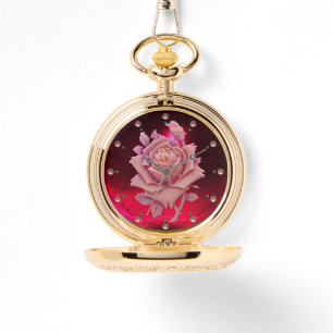 MONTRE ANTIQUE CAMEO / BEAUTIFUL ROSE