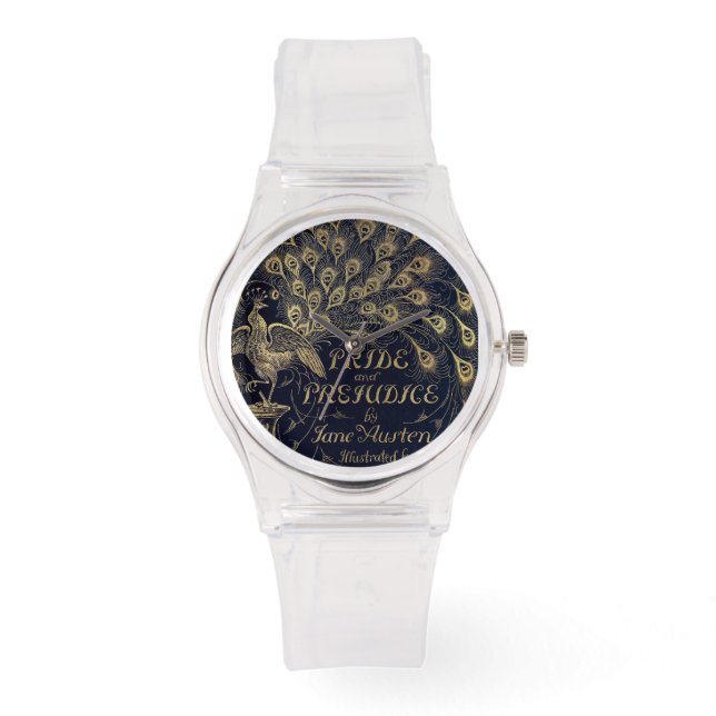 Montre Antique Jane Austen Fierté et préjugé Peacock (Recto)
