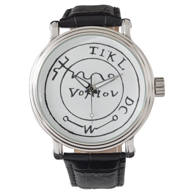 MONTRE ANTIQUE TALISMAN / PIRATES CARTE DU TRÉSOR (devant)