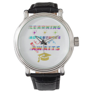 Montre Apprentissage Aventure Attend, premier jour scolai