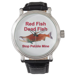 Montre Après Saumon - Arrêter la mine de galets