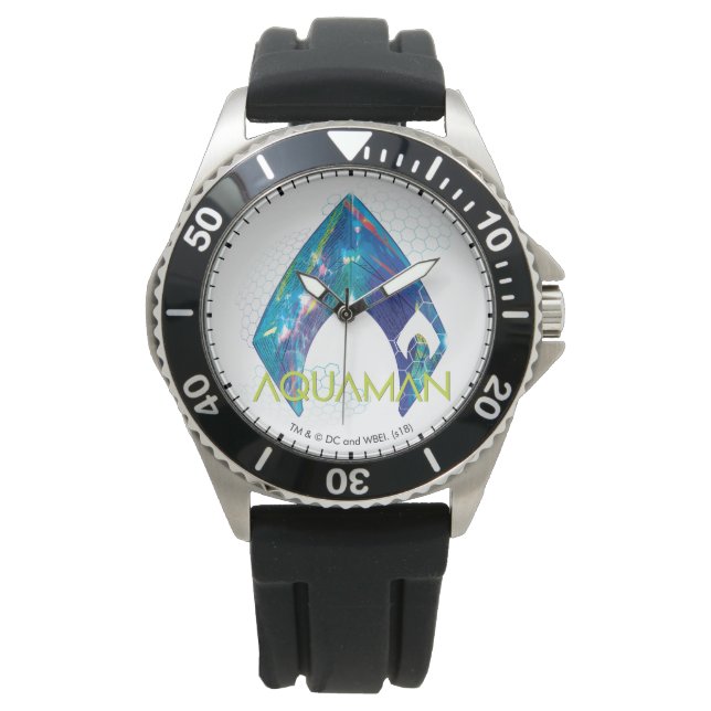 Montre Aquaman | Logo Aquaman modifié (devant)