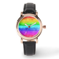 Aquarelle arc-en-ciel