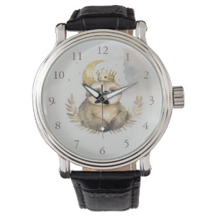 Montre Aquarelle Couronne de lune