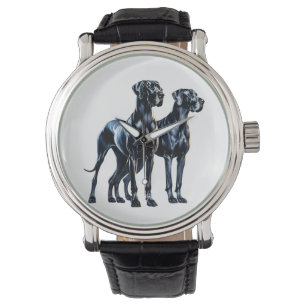 Montre Aquarelle Great Danes