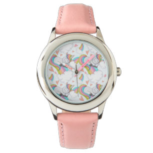 Montre Aquarelle mignonne de licorne