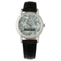 Aquarelle tropicale Oasis moderne Feuille Motif