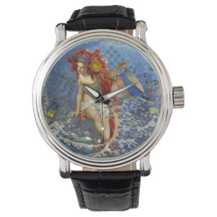 Montre Aquarius Mermaid Bleu gothique