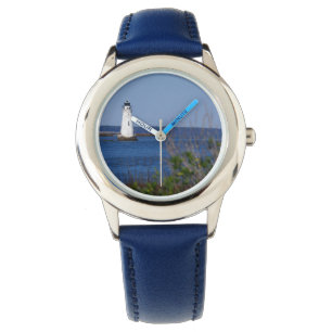 Montre aquatique de thème - phare avec la bande
