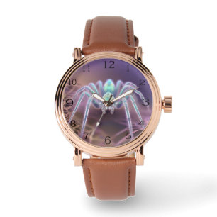 Montre Araignée d'art fractal 3D effrayante,