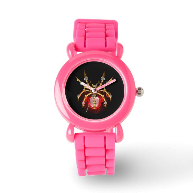 Montre Araignée en vapeur noire (Recto)