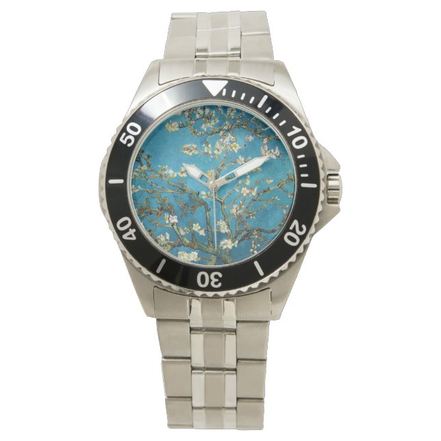 Montre Arbre aux amandes en fleurs par Vincent van Gogh. (devant)