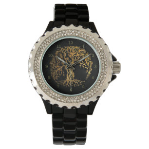 Montre Arbre de Mehndi de la vie (henné)