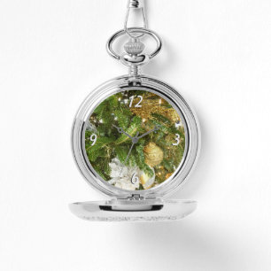 Montre Arbre de Noël I Argent et Or