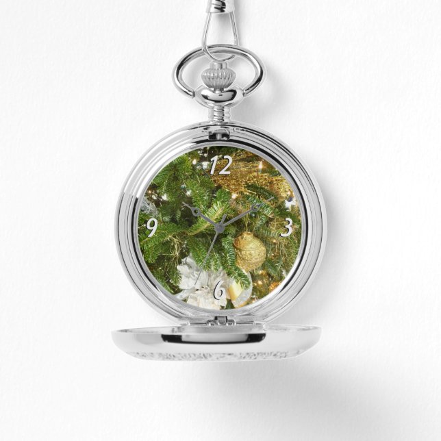 Montre Arbre de Noël I Argent et Or (Recto)