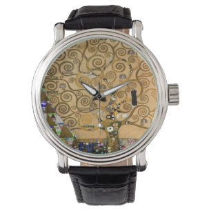 Montre Arbre doré de la vie Art déco Symbole