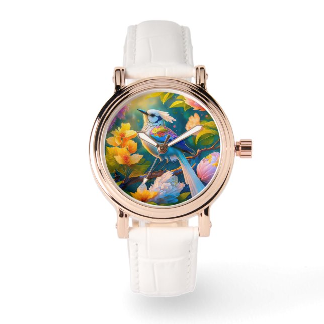 Montre Arc en arc-en-ciel Jay Imaginaire Bird (Recto)