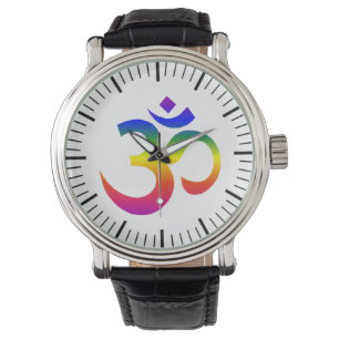 Montre Arc en arc (Om ou Aum, son sacré indien)
