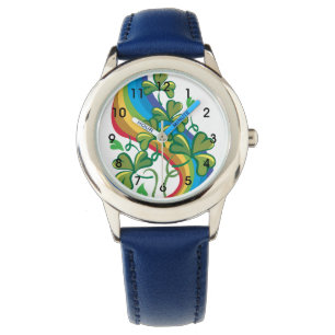 Montre Arc-en-ciel et shamrocks