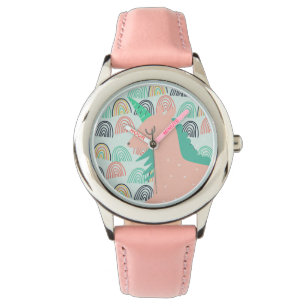 Montre Arcs-en-ciel et licornes