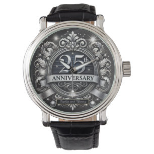 Montre Argent intemporel : 25e anniversaire