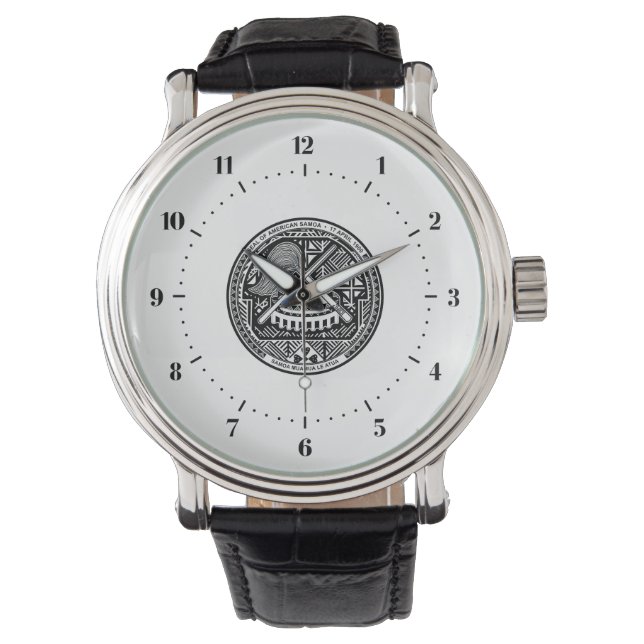 Montre Armoiries américaines de Samoan (devant)