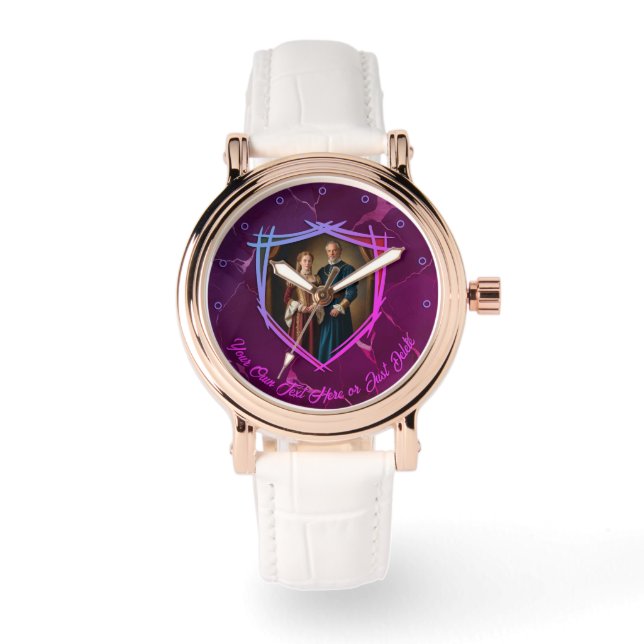Montre Armoiries du chevalier Cadeau médiéval à l'ancienn (Recto)