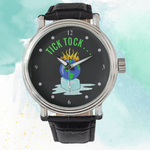 Montre Arrêtez le choc Réchauffement climatique du change