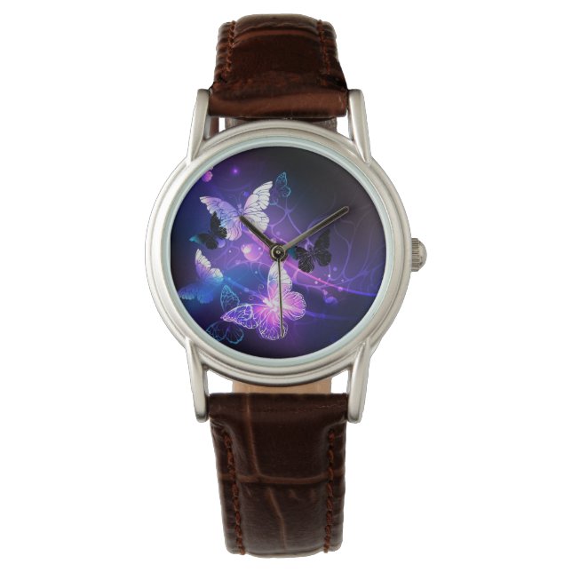 Montre Arrière - plan avec papillons de nuit (devant)