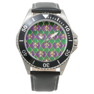 Montre Arrière - plan de bijoux Mardi Gras