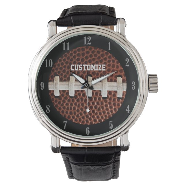 Montre Arrière - plan de texture de lacets de football (devant)