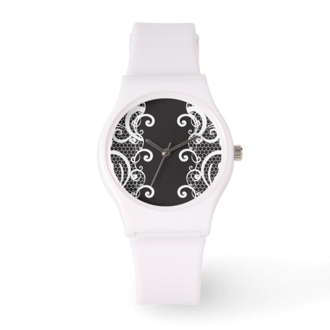 Montre Arrière - plan dentelle 1 (Recto)