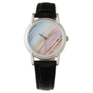 Montre Arrière - plan rose texturé