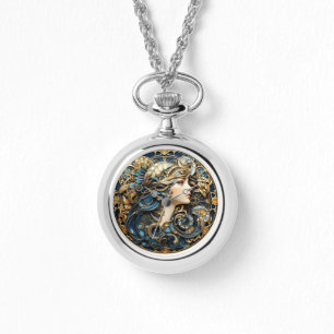 Montre Art Déco Alphonse Mucha Style élégant