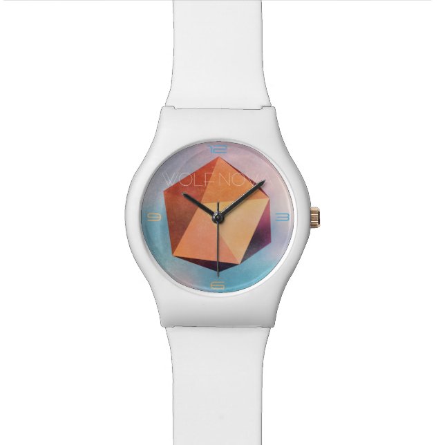 Montre Art géométrique de cuivre du minerai 3D (Fermer)