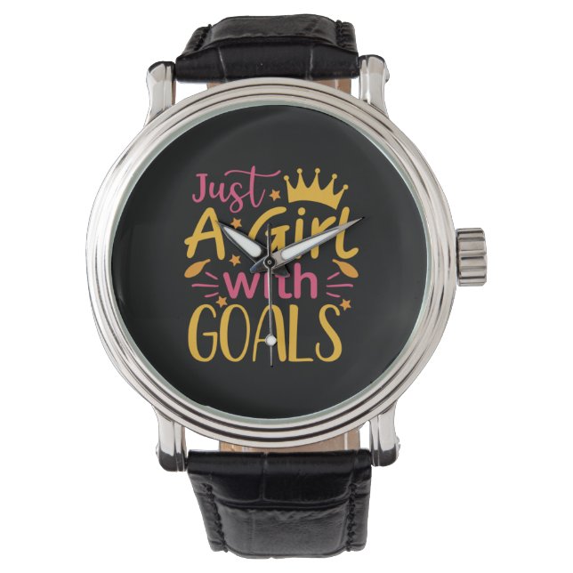 Montre Art | Juste Une Fille Avec Des Objectifs (devant)