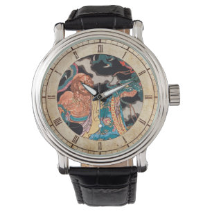 Montre Art légendaire japonais classique de dragon de