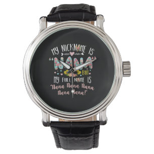 Montre Art Mère   Mon Surnom Est Nana Anniversaire