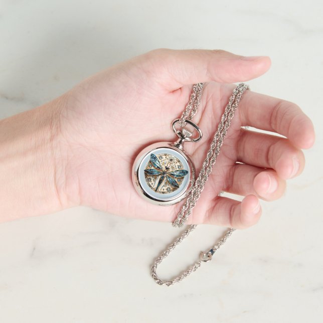 Montre Art Nouveau Dragonfly Sapphires Élégant (Main)