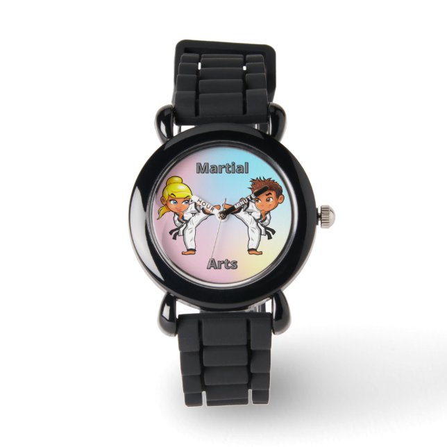 Montre Arts martiaux garçon et fille (Recto)