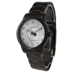 Montre As avec des chiffres noirs