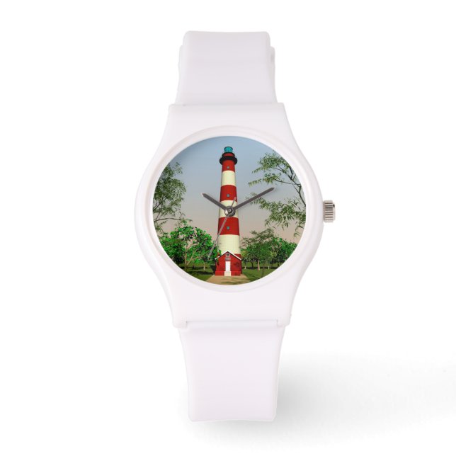 Montre Assateague Lighthouse, la Virginie Easterm Shore (Recto)