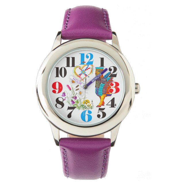Montre Assyria Attention aux enfants (devant)