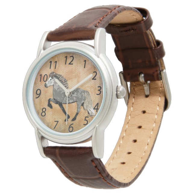 Montre Astrid le cheval islandais (Incliné)