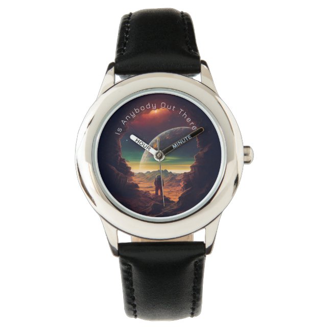 Montre Astronaut Cave Planètes spatiales Soleil (devant)