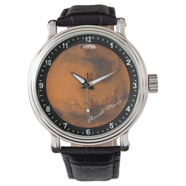 Montre Astronomie & Planète Mars Watch, Hubble / Espace (devant)